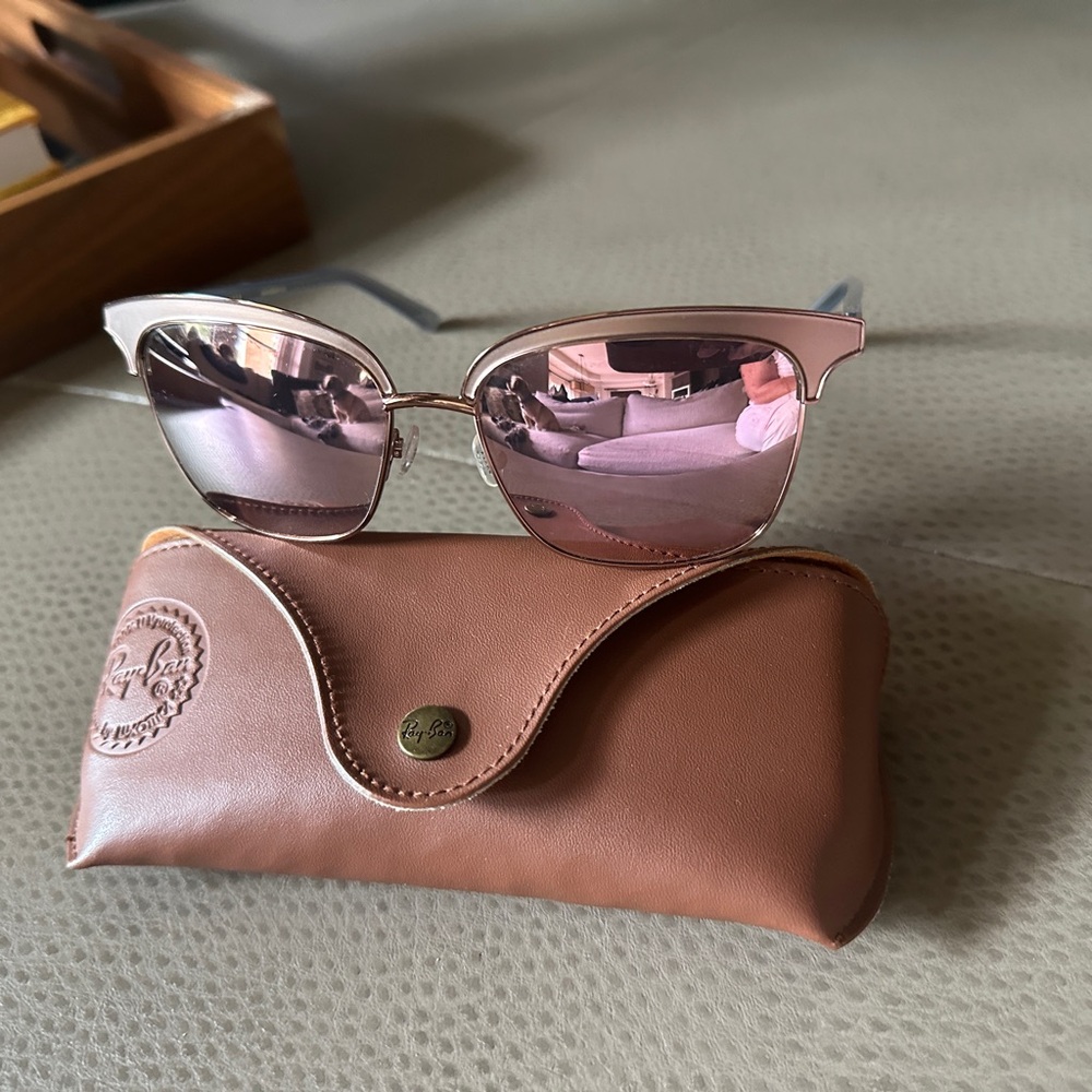 Ted Baker Pink Mirror Cat Eye Sunglasses